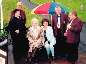 Die Gründer v.l.n.r.: Johnny Huber, Jost Hammer und Tony Massetti †